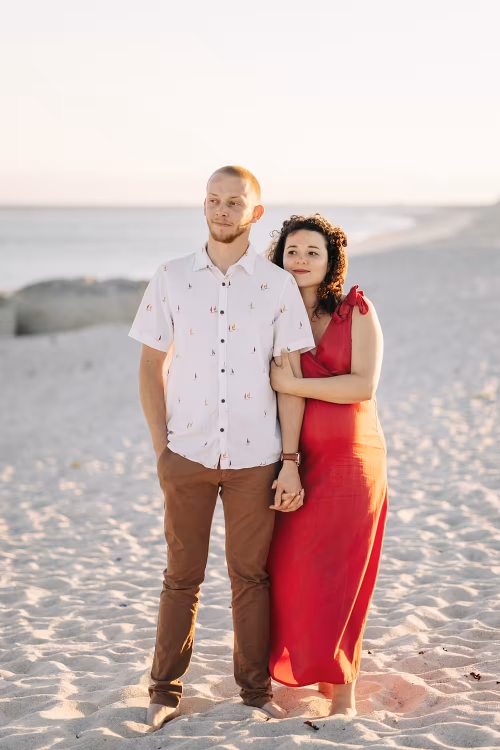 Séance maternité en Bretagne photographe grossesse